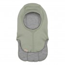 Voksi Balaclava i ull, Misty Green/Grey Melange thumbnail