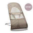 BabyBjörn Bliss Vippestol Mesh, Gråbeige/Hvit thumbnail