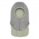 Voksi Balaclava i ull, Misty Green/Grey Melange thumbnail