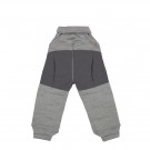 Voksi Wool fleece pants, Melange Grey thumbnail