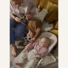BabyBjörn Bliss Vippestol Vevd, Beige Mélange thumbnail