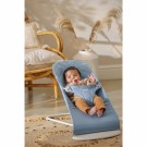 BabyBjörn Bliss Vippestol Vevd Bladmønstret Quilt, Blue thumbnail