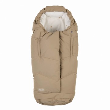 Voksi City North, Ekstra varm dun & ull vognpose, Dark Sand