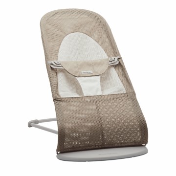 BabyBjörn Balance Soft Vippestol Mesh, Gråbeige/Hvit