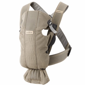 BabyBjörn Bæresele Mini 3D Mesh, Grå beige