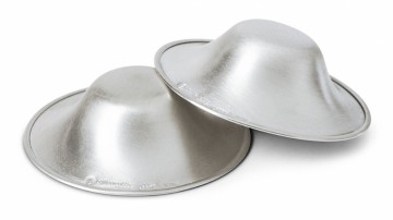 Silverette Brystknopp beskyttere i sølv REG