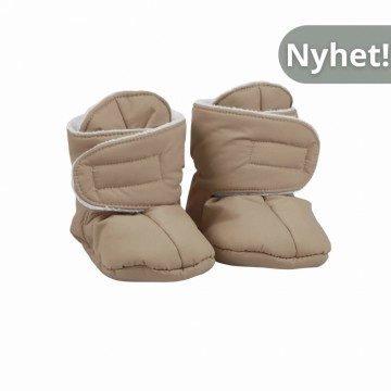 Voksi Baby Booties, Dark Sand