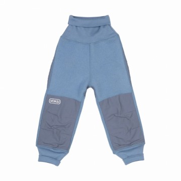Voksi Wool fleece pants, Blue Bell