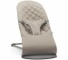 BabyBjörn Bliss Vippestol, Classic Quilt, Cotton, Sand Grey